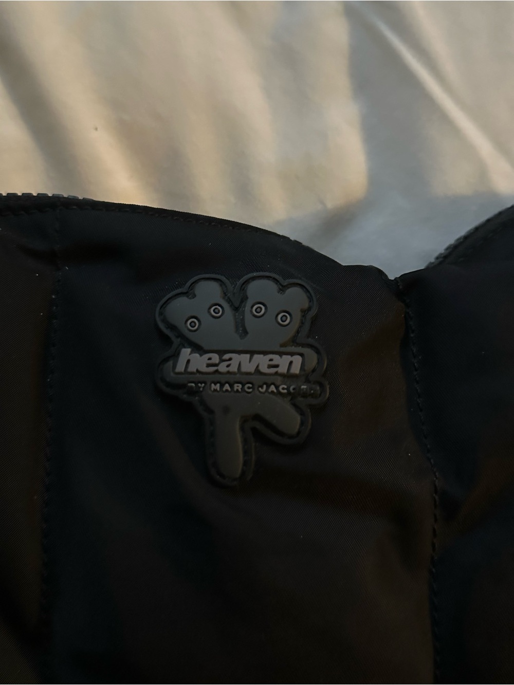 Marc Jacobs Black Heaven Logo Patch Purse
